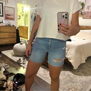 AE Relaxed Denim Short, medium wash